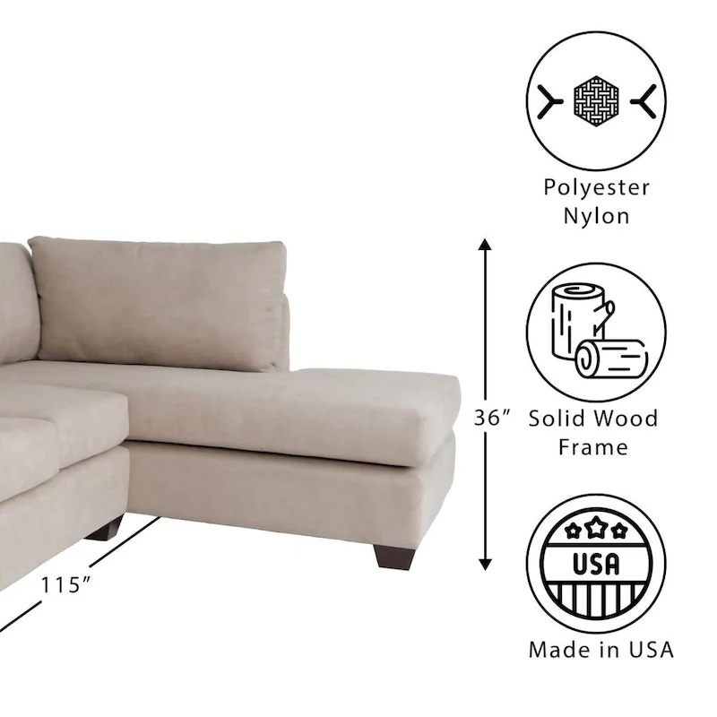Contemporary L Shaped Sectional Sofa