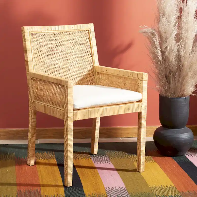 Coastal Accent Chair with Cushion - 22.8 W x 22.4 L x 34.6 H
