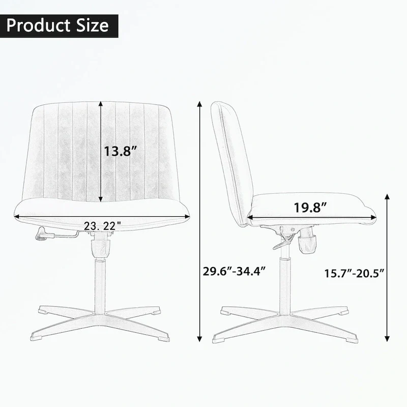 360 Swivel Office Chair with Adjustable Height